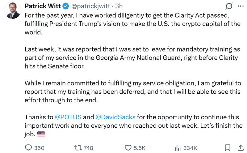 Patrick Witt X post