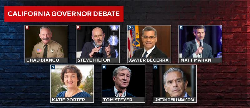California gubernatorial candidates