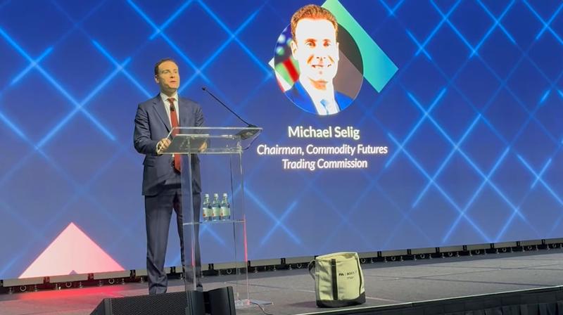 Selig during the speech