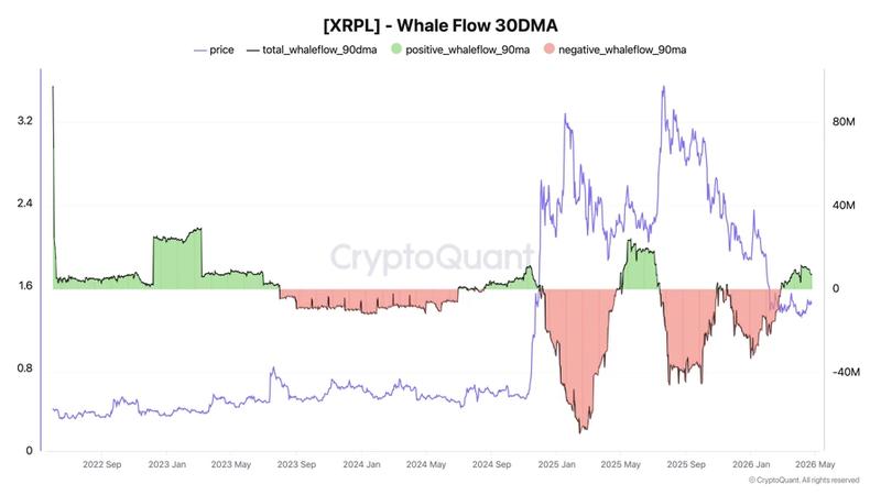 XRP whale flow chart