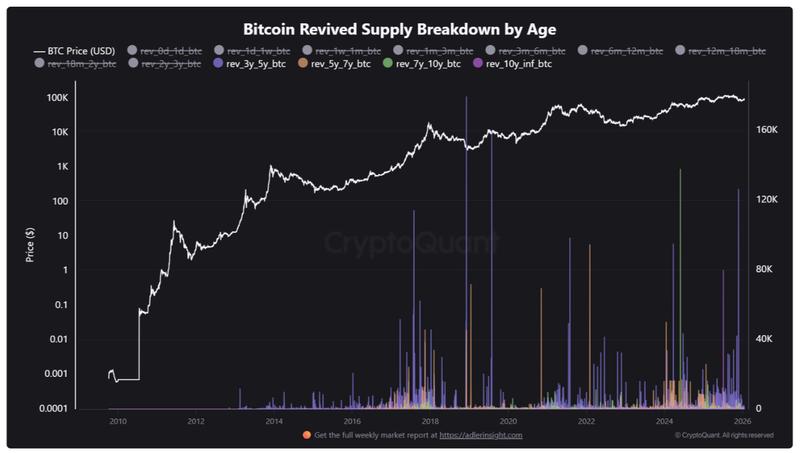 Bitcoin revived supply breakdown by age