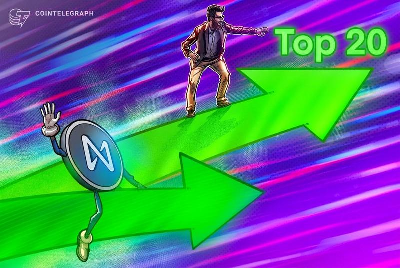 NEAR Protocol breaks into top 20 crypto rankings following 140% monthly rally