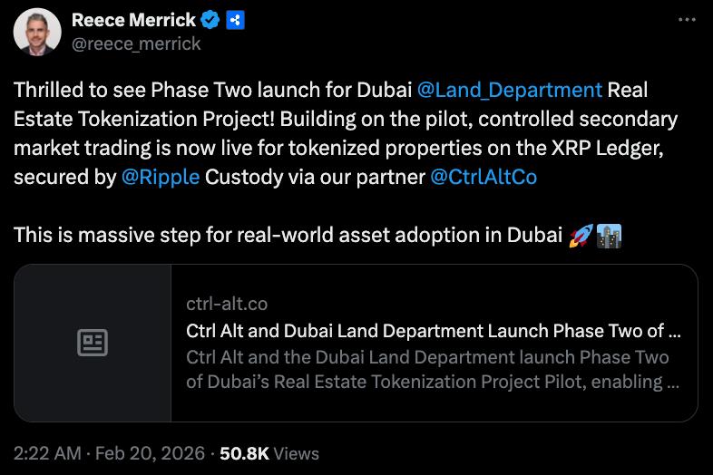 Real Estate, Dubai, Donald Trump, Tokenization