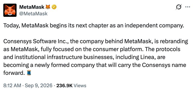 MetaMask restructuring diagram