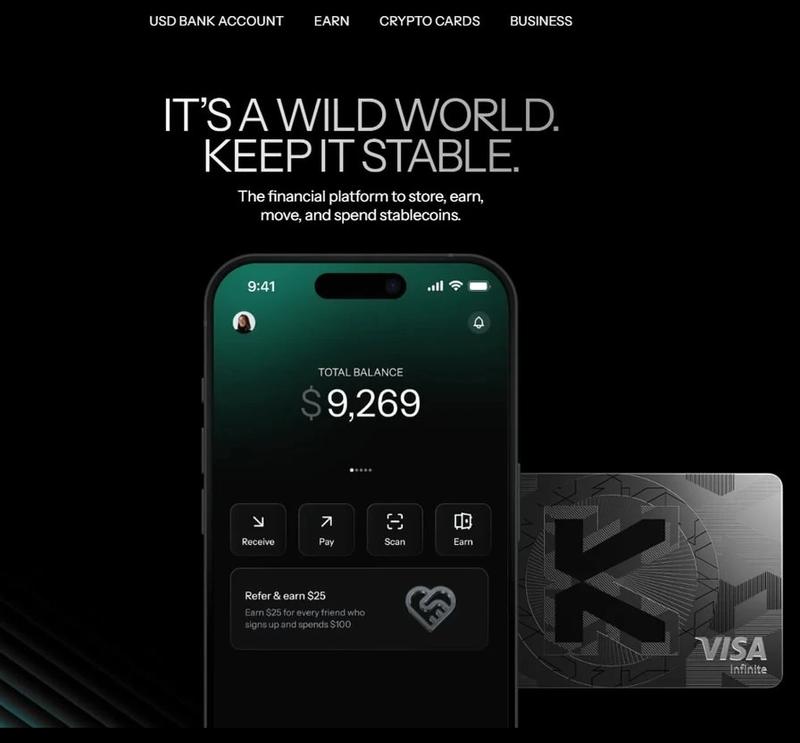 KAST stablecoin payment firm homepage