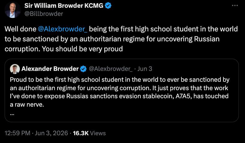 Bill Browder social media post
