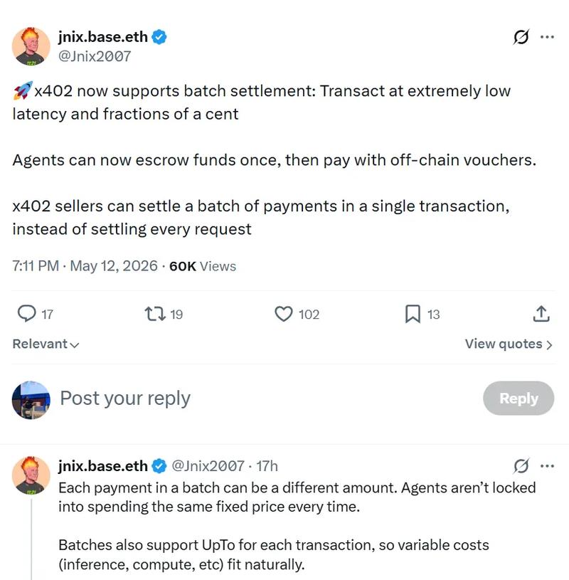 x402 batch settlement flow diagram