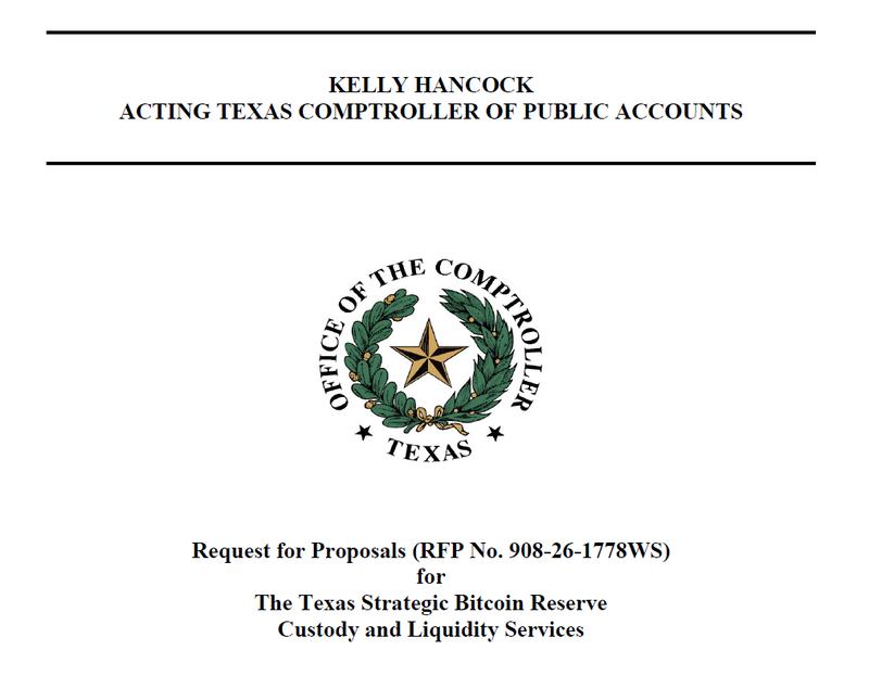 RFP issued by the Texas Comptroller of Public Accounts