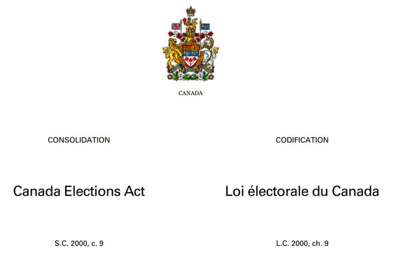 The Canada Elections Act
