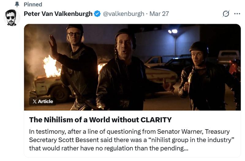 Peter Van Valkenburgh X post