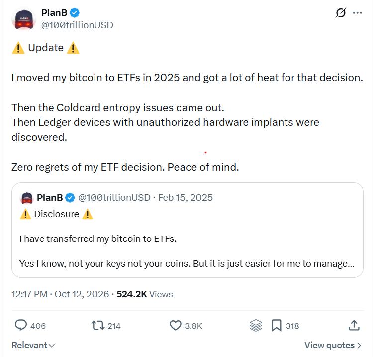 PlanB on ETF decision