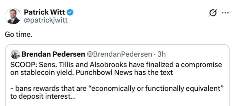 Stablecoin yield provisions