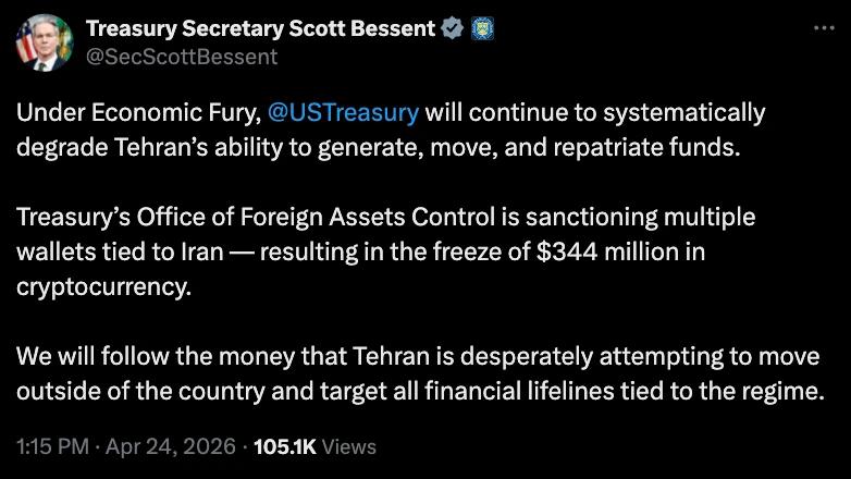 Scott Bessent announcement