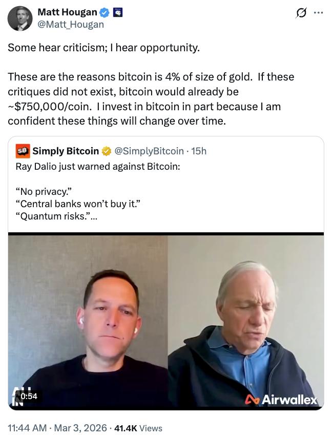 Matt Hougan statement