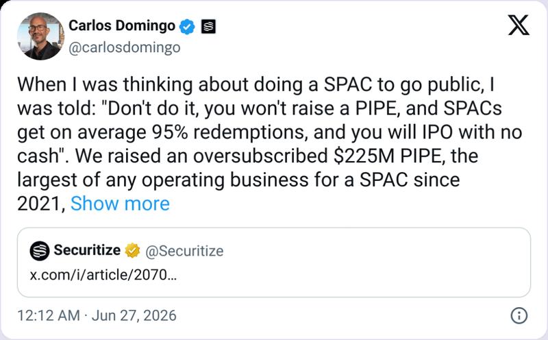 Carlos Domingo statement