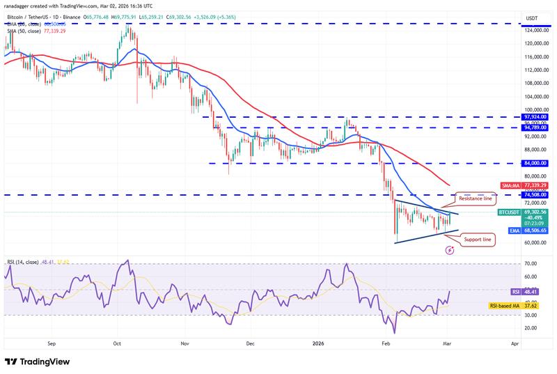 BTC/USDT daily chart