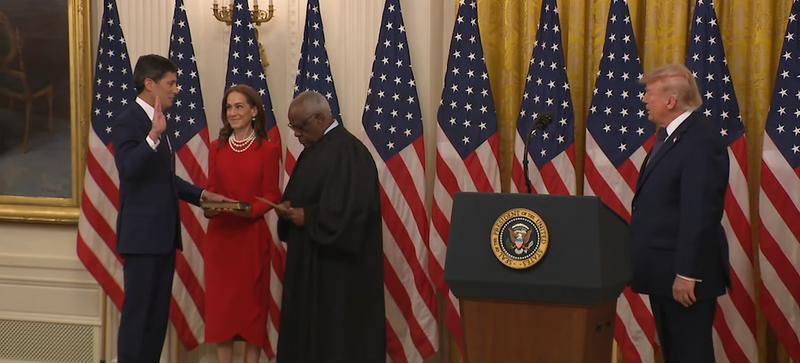 Kevin Warsh sworn in ceremony