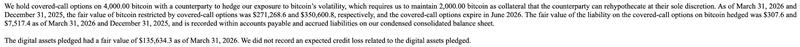 Excerpt from Form 10-Q