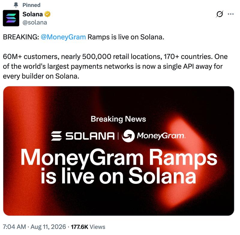 Solana announcement
