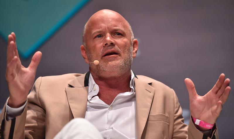 Mike Novogratz at a conference