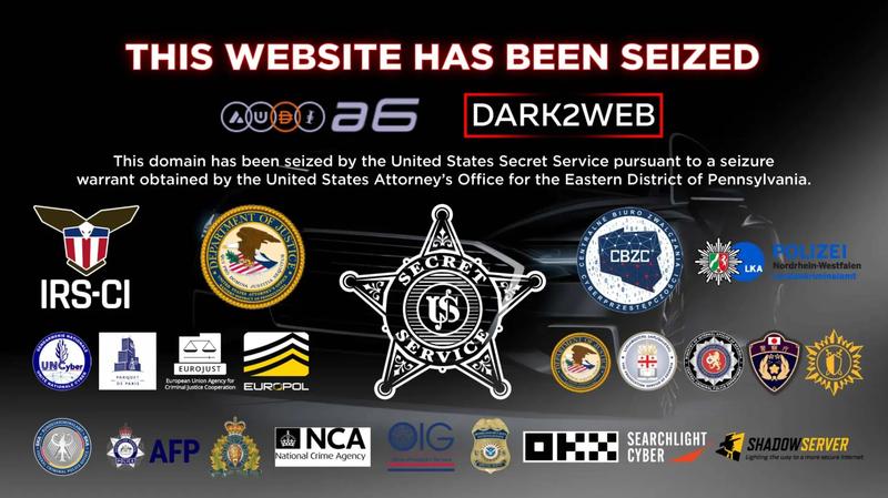 Law enforcement seizure banner