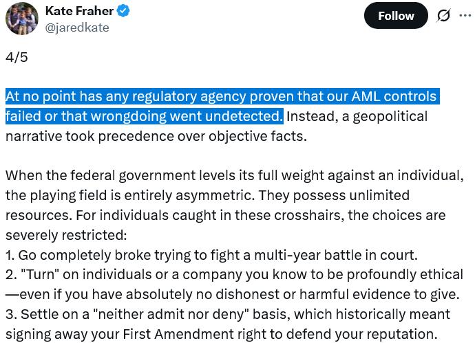 Kate Fraher statement