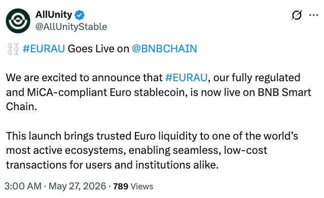 AllUnity stablecoin overview