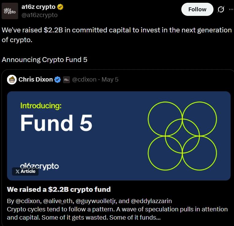 a16z crypto funding