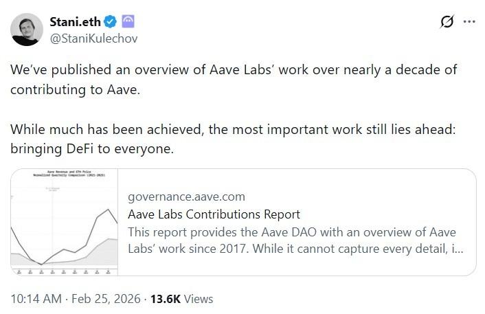 Stani Kulechov statement