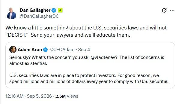 Dan Gallagher response