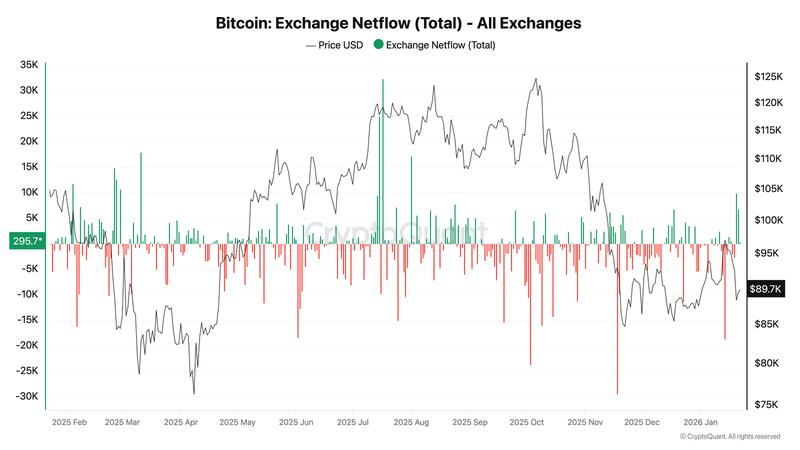 Bitcoin exchange netflows
