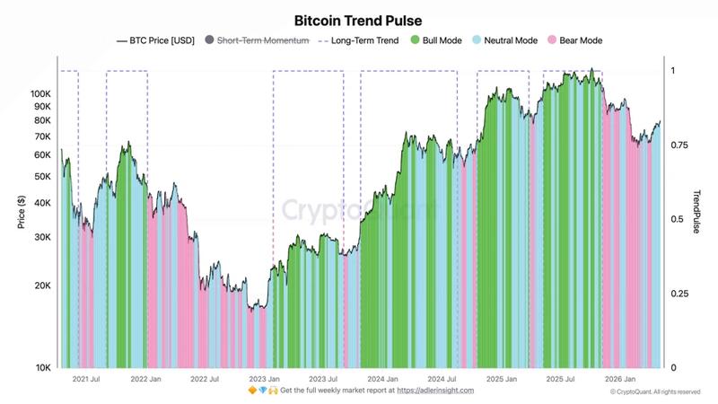 Bitcoin trend pulse chart