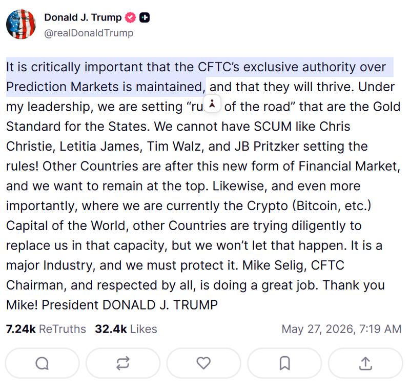 Donald Trump statement