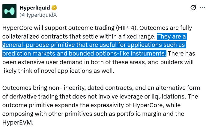 Hyperliquid announcement