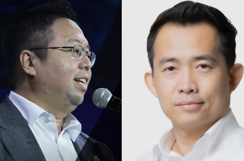 Former Bitkub directors Sakolkorn Sakavee and Thaweesap Rawan
