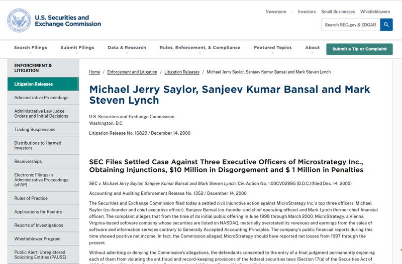 SEC settlement document
