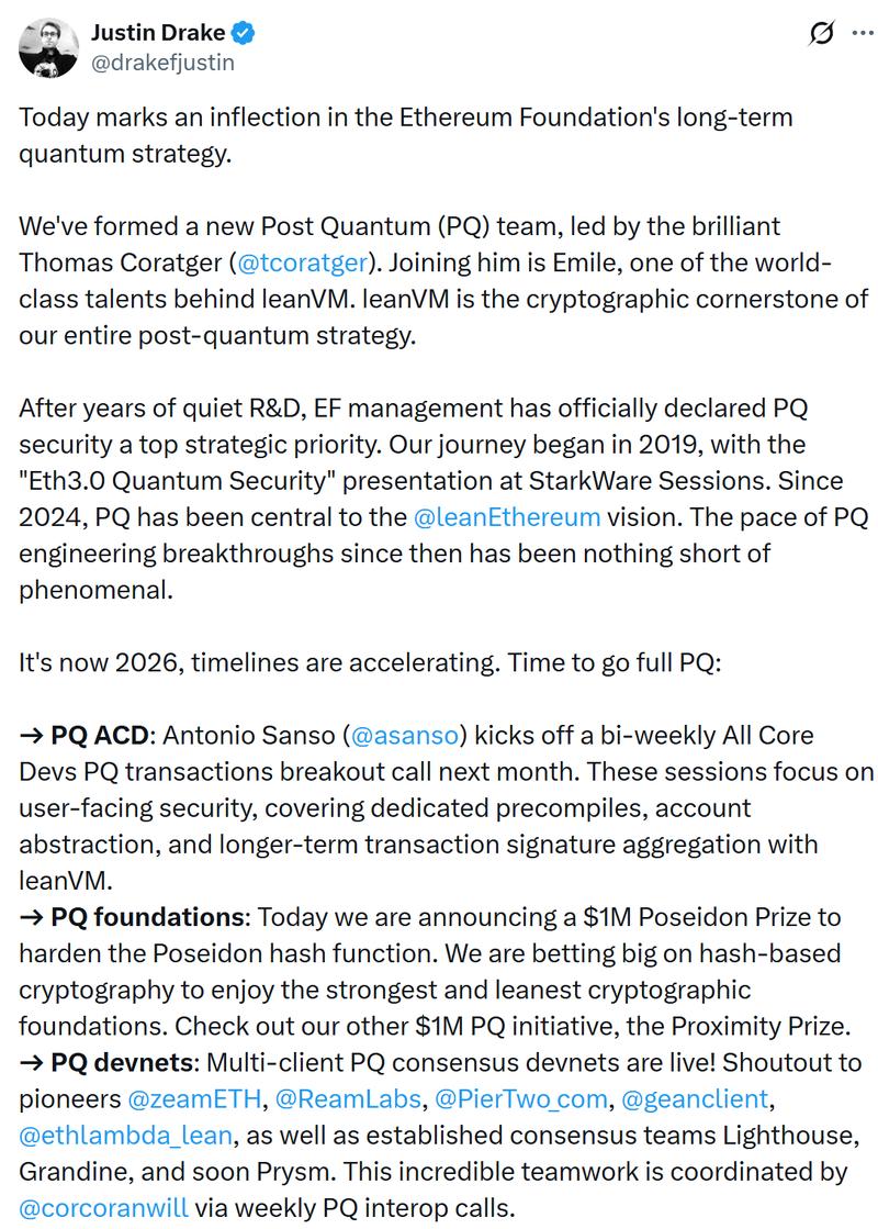 Ethereum prepares for quantum era