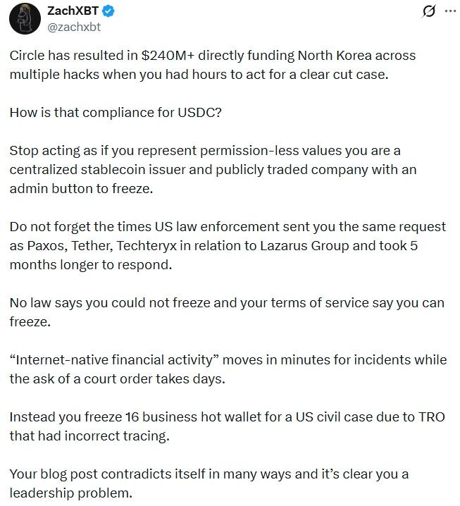 Circle's explanation