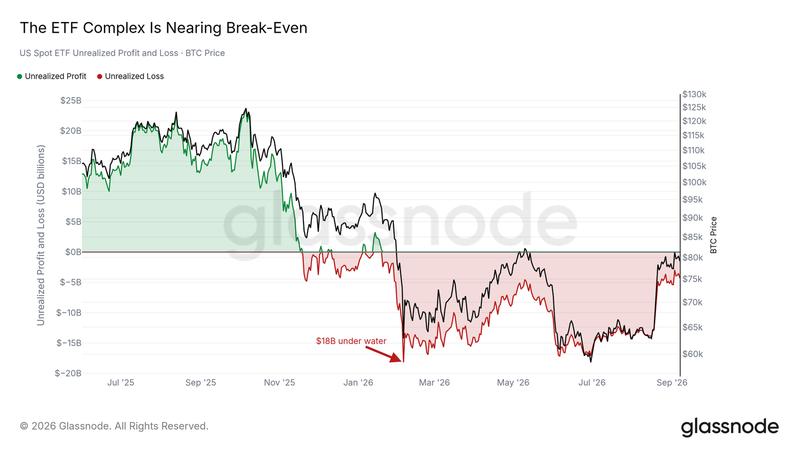Bitcoin ETF profitability chart
