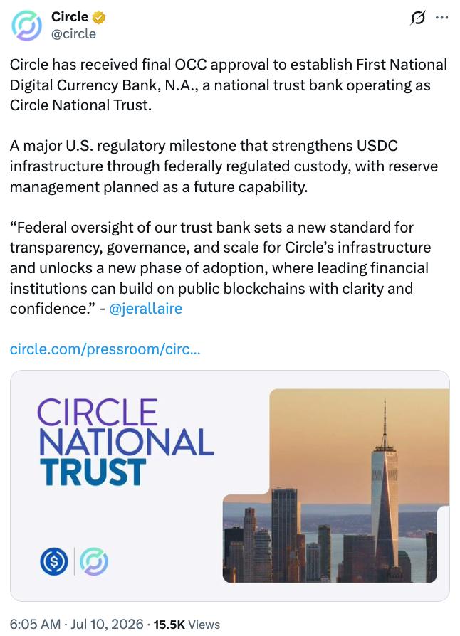 Circle National Trust announcement