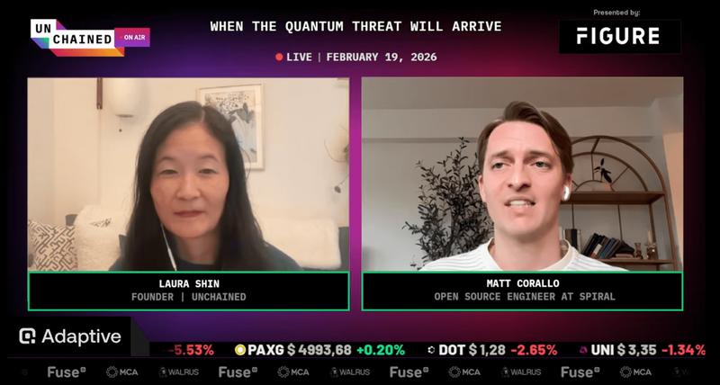 Matt Carallo speaking to Laura Shin on the Unchained podcast