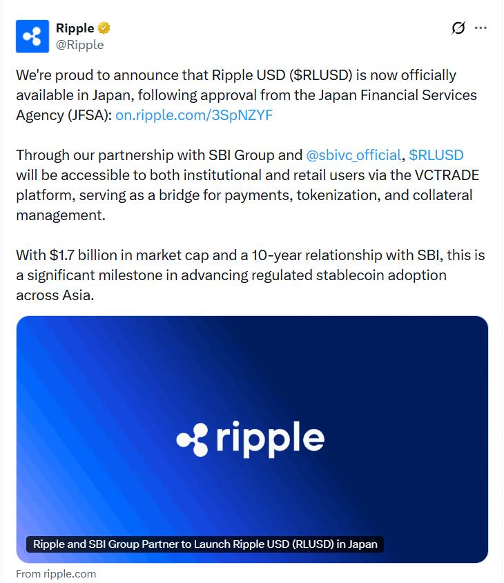 Ripple stablecoin data