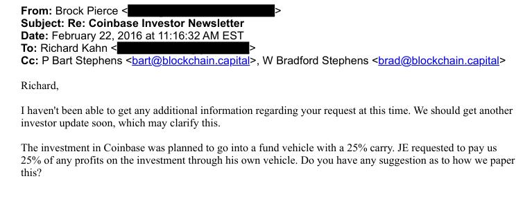 Pierce's email with Khan