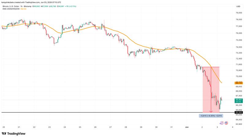 BTC/USD daily chart