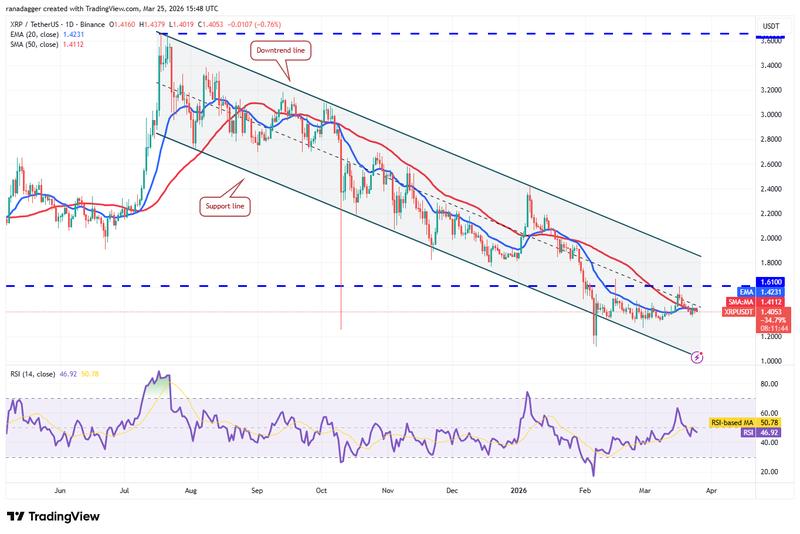 XRP/USDT daily chart