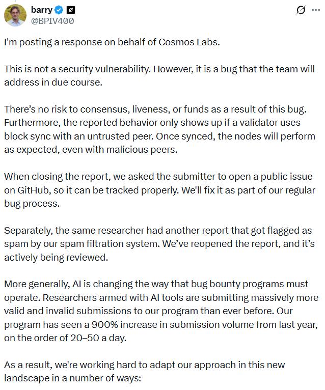 Barry Plunkett tweet