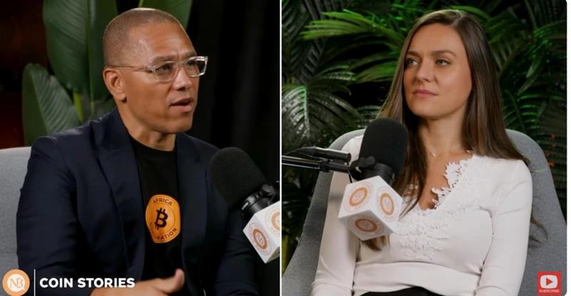 Stafford Masie speaking on Natalie Brunell's Coin Stories podcast