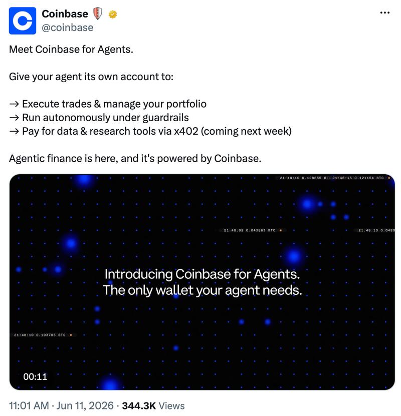 Coinbase for Agents