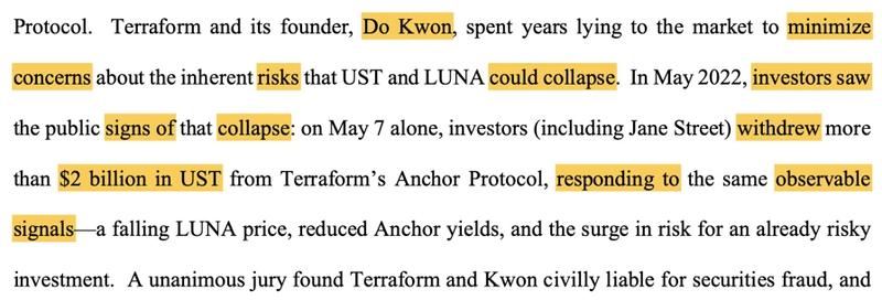 Jane Street motion excerpt