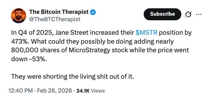 Jane Street Strategy position chart